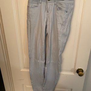 Light blue skinny jeans